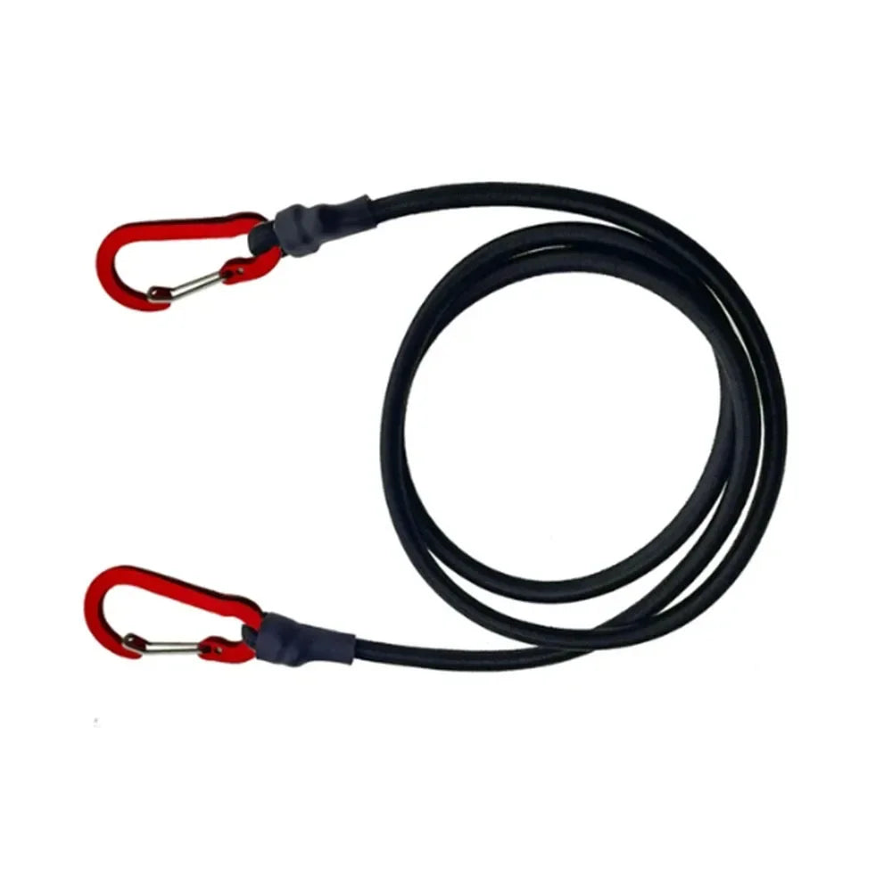 90CM Elastic Tie Rope with Hook – Multi-Use Mountaineering & Camping Bungee Cord for Luggage & Storage